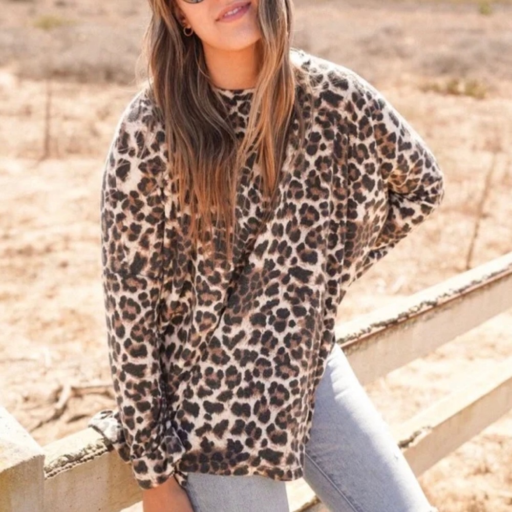 Evelyn Pullover Leopard